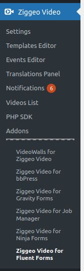 Fluent Forms Integration Ziggeo - Space Picture Collection - Mobile Quality