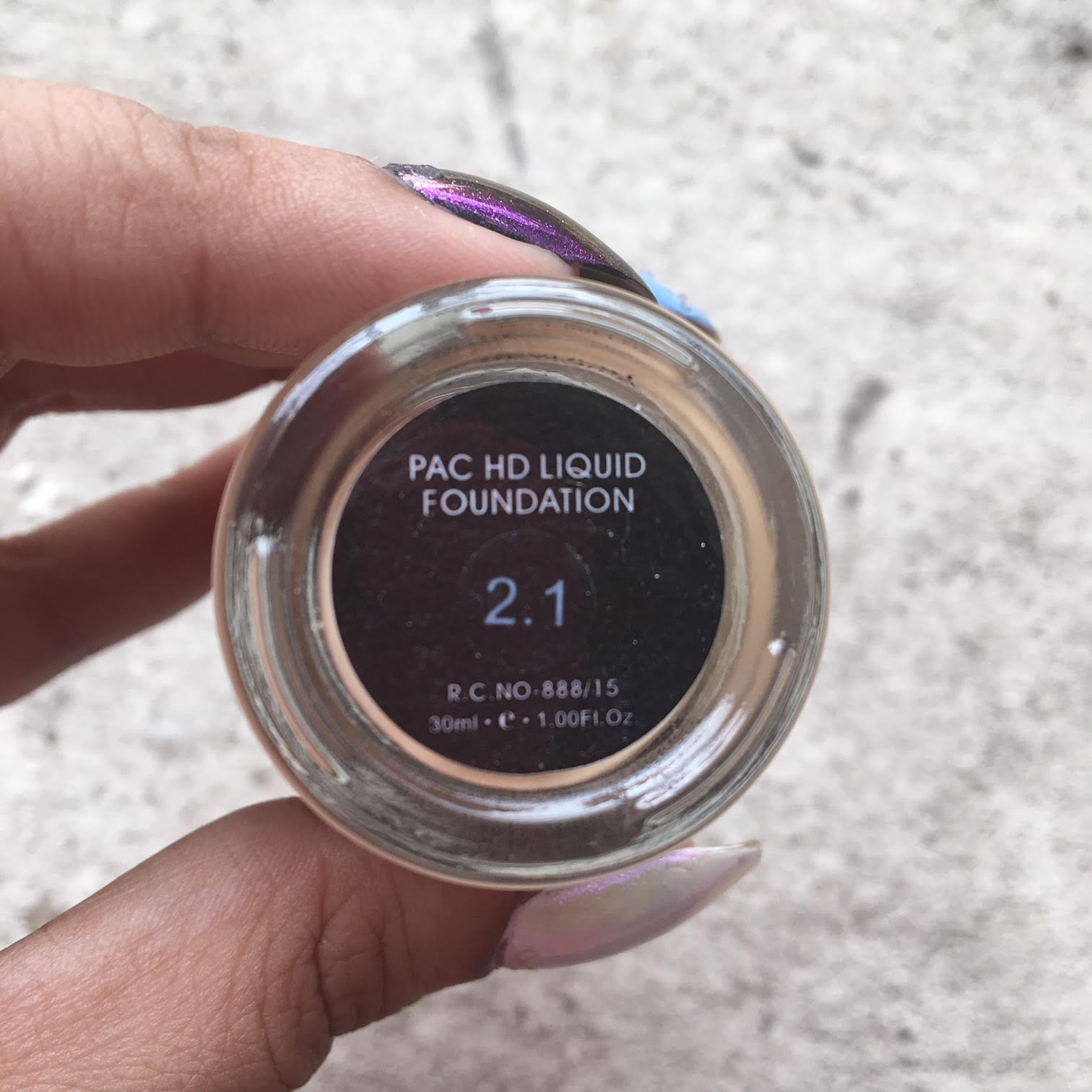 pac hd liquid foundation 4.9