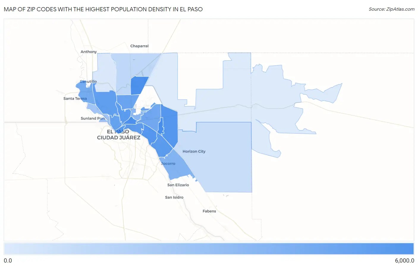 Highest Population Density In El Paso By Zip Code In 2026 Zip Atlas El Paso Highest Population Density By Zip Code Map.webp