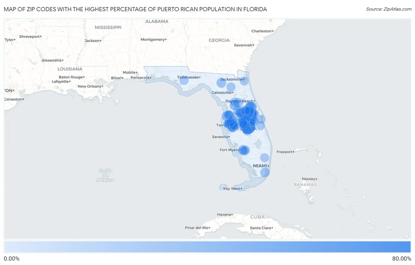 Percentage Of Puerto Rican Population In Florida By Zip Code In 2026 Florida Percentage Puerto Rican Population By Zip Code Map.webp