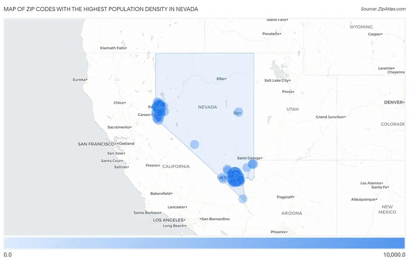 Highest Population Density In Nevada By Zip Code In 2026 Zip Atlas Nevada Highest Population Density By Zip Code Map.webp