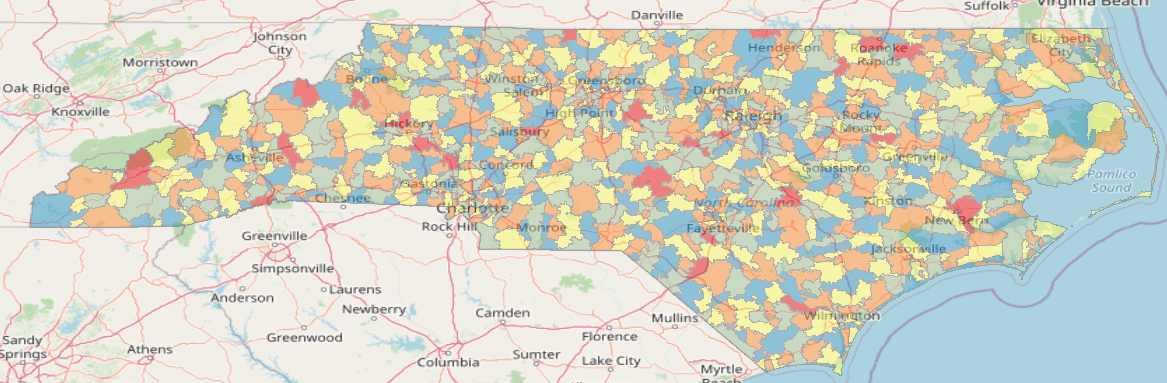 Printable Zip Code Map North Carolina Printables Templates Free North Carolina Zip Code Map 