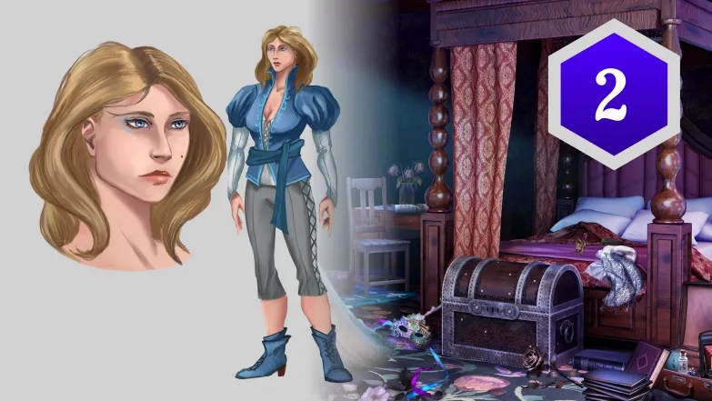 Concept art of Kallique from A Binding Unmade: Prologue