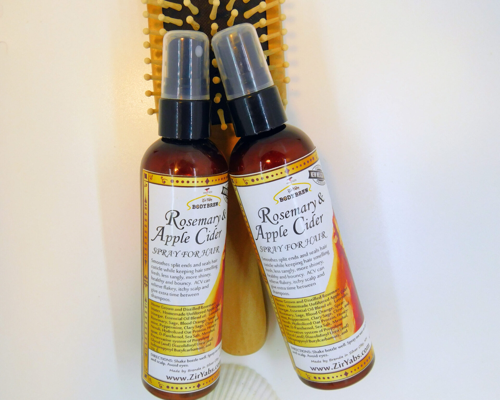 HAIR FRESHENER SPRAY WITH APPLE CIDER VINEGAR to Freshen Hair and