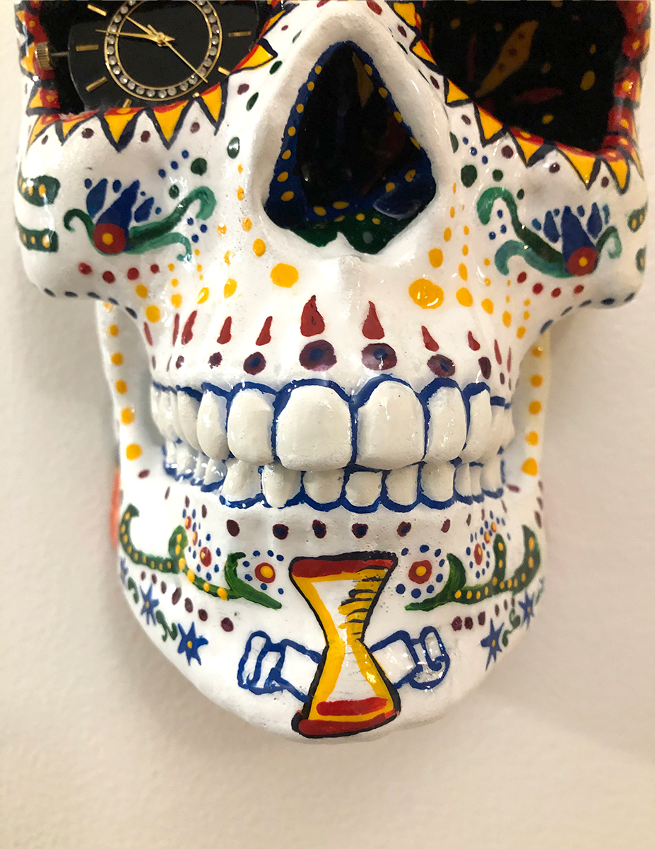 Death of the Golden Age Sugar Skull | Sculpture - Zirzow Gallery