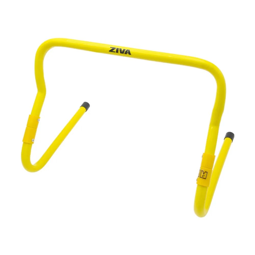 Set De 5 Vallas Ajustables Ziva 6 - 12 Para Entrenamiento Amarillo