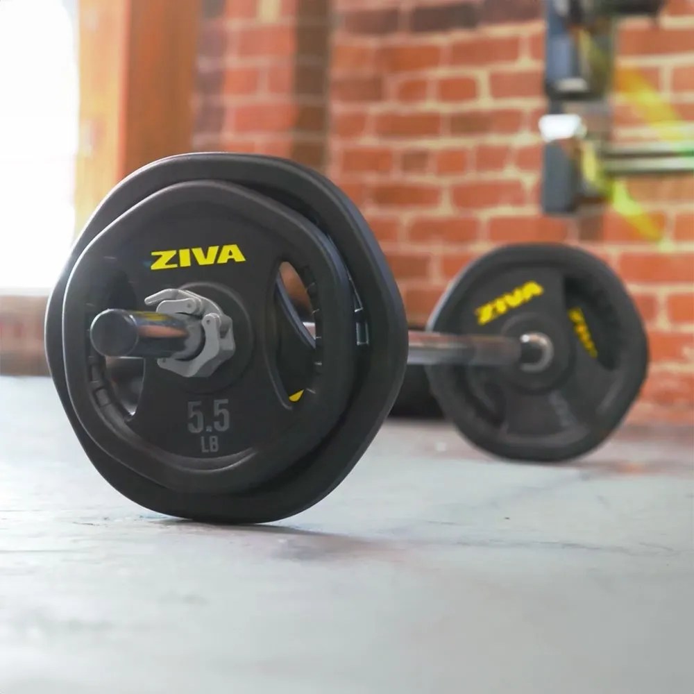 SET DE BARRA RECTA CON DISCOS 20 KG