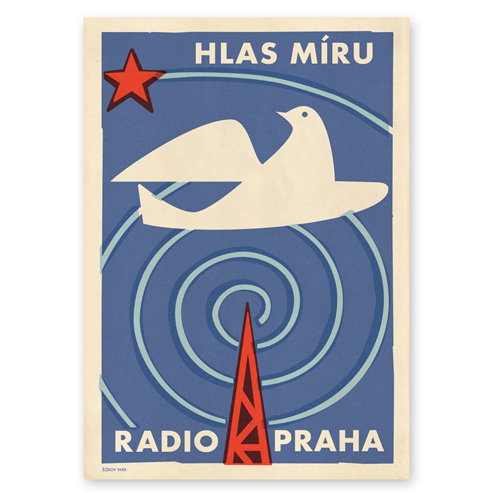 Radio Praha Peace Poster