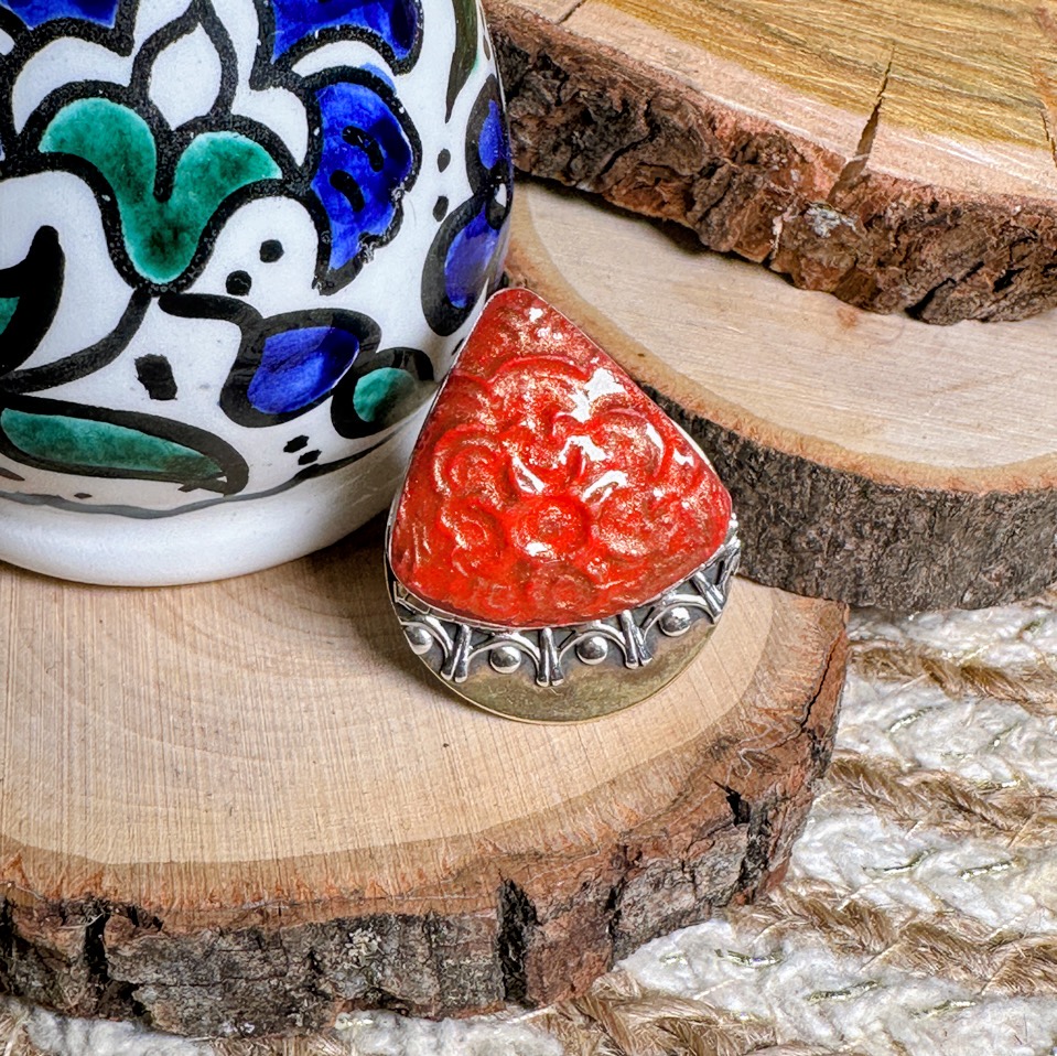 Polymer Clay Statement Ring
