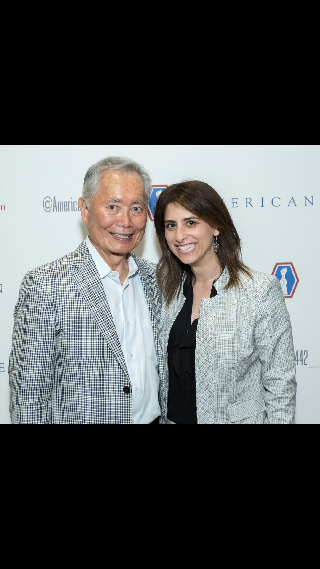 Zoe Hewitt Moderating the Q&A for George Takei's "American"