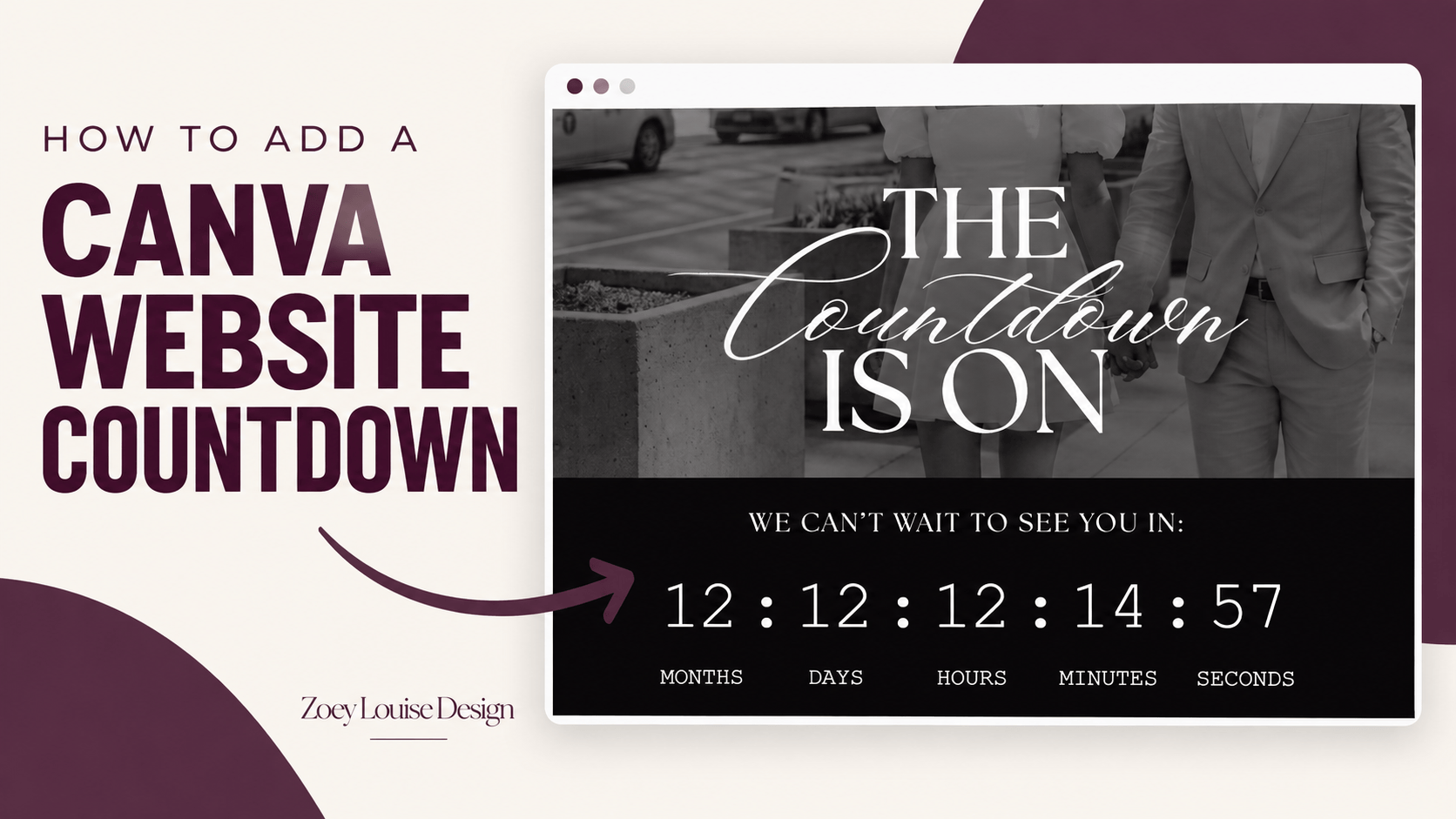 How to Add a Countdown Timer to a Canva Website