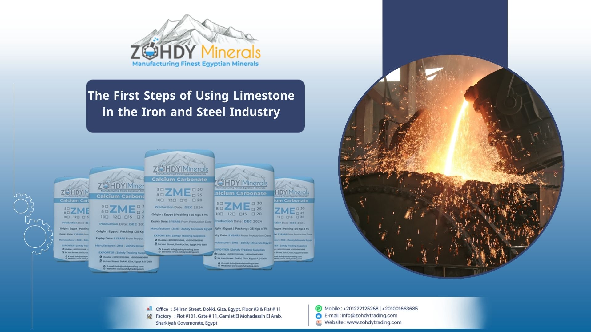 The First Steps of Using Limestone in the Iron and Steel Industry ?
