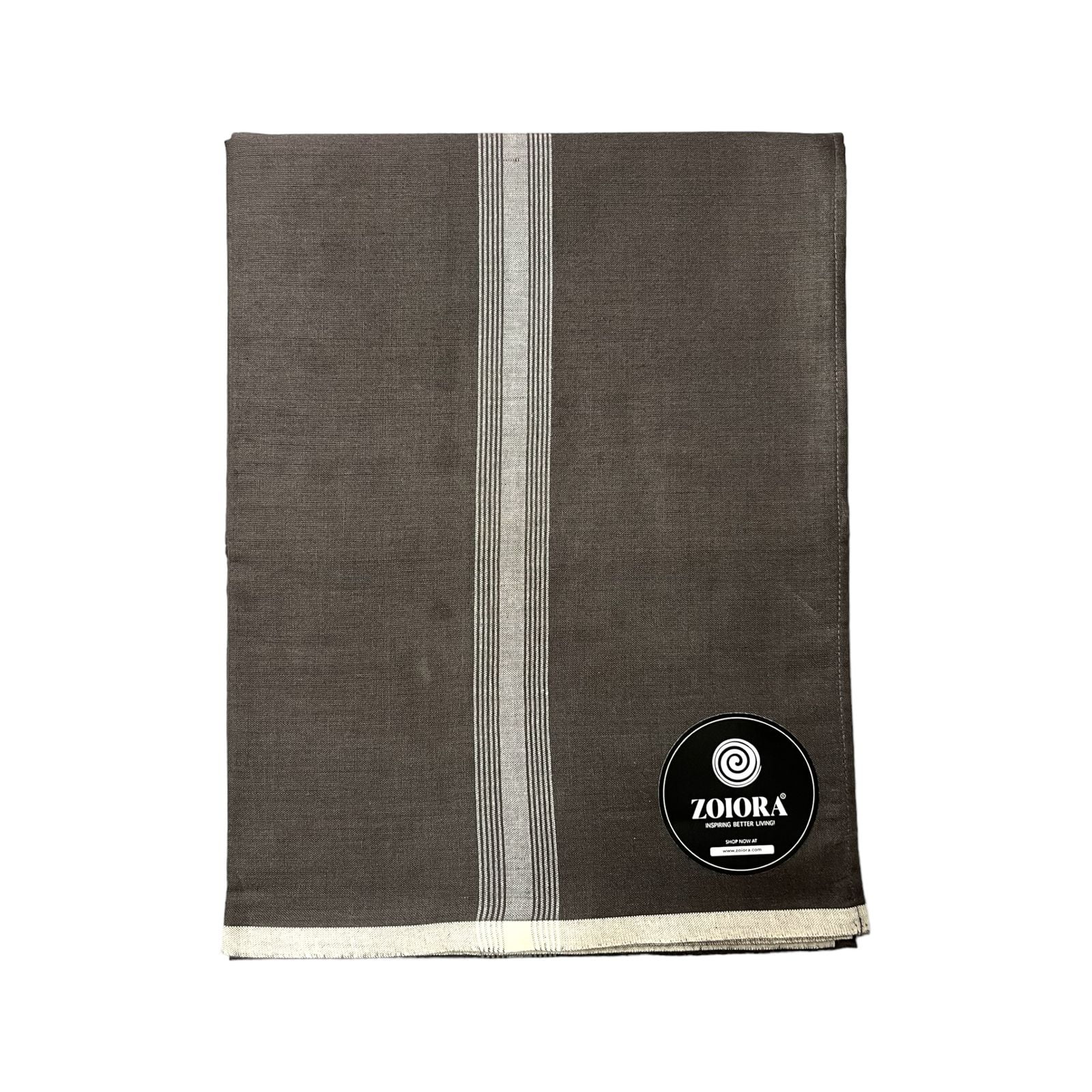 Zoiora Pure Cotton Black Lungi for Men