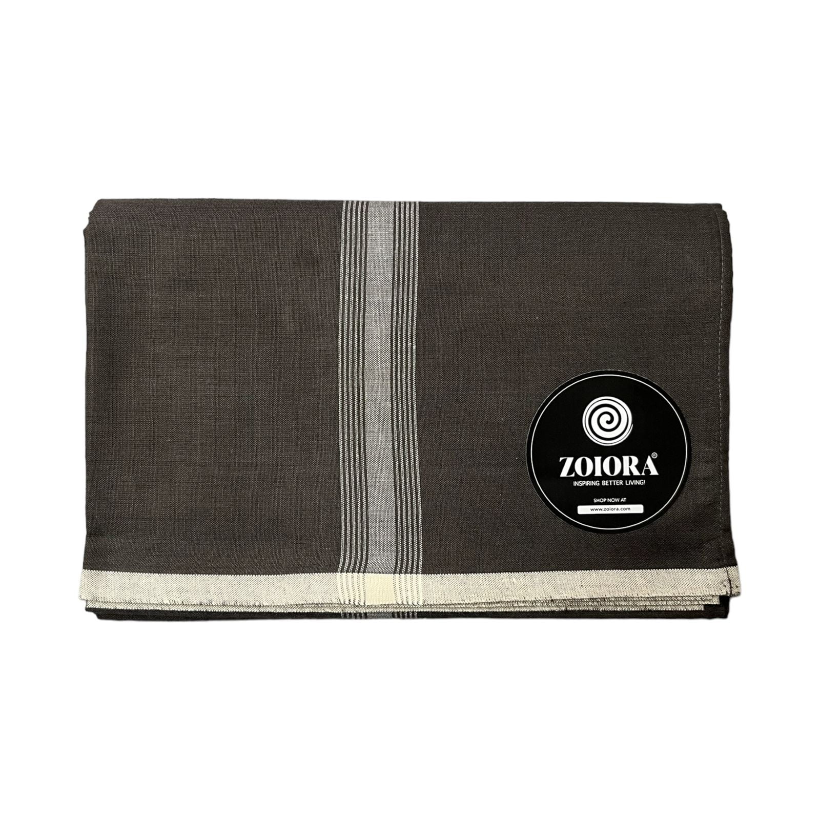 Zoiora Pure Cotton Black Lungi for Men