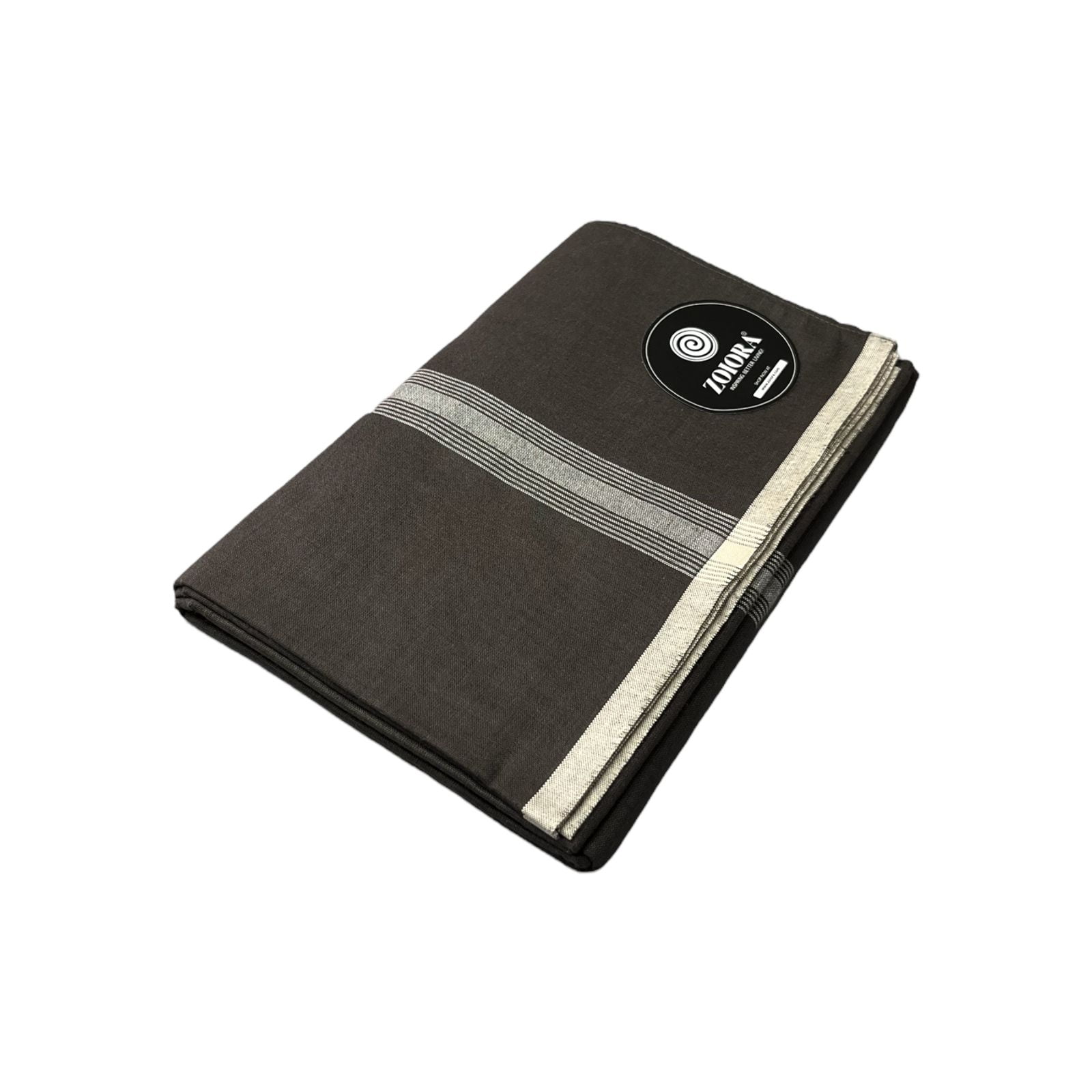 Zoiora Pure Cotton Black Lungi for Men