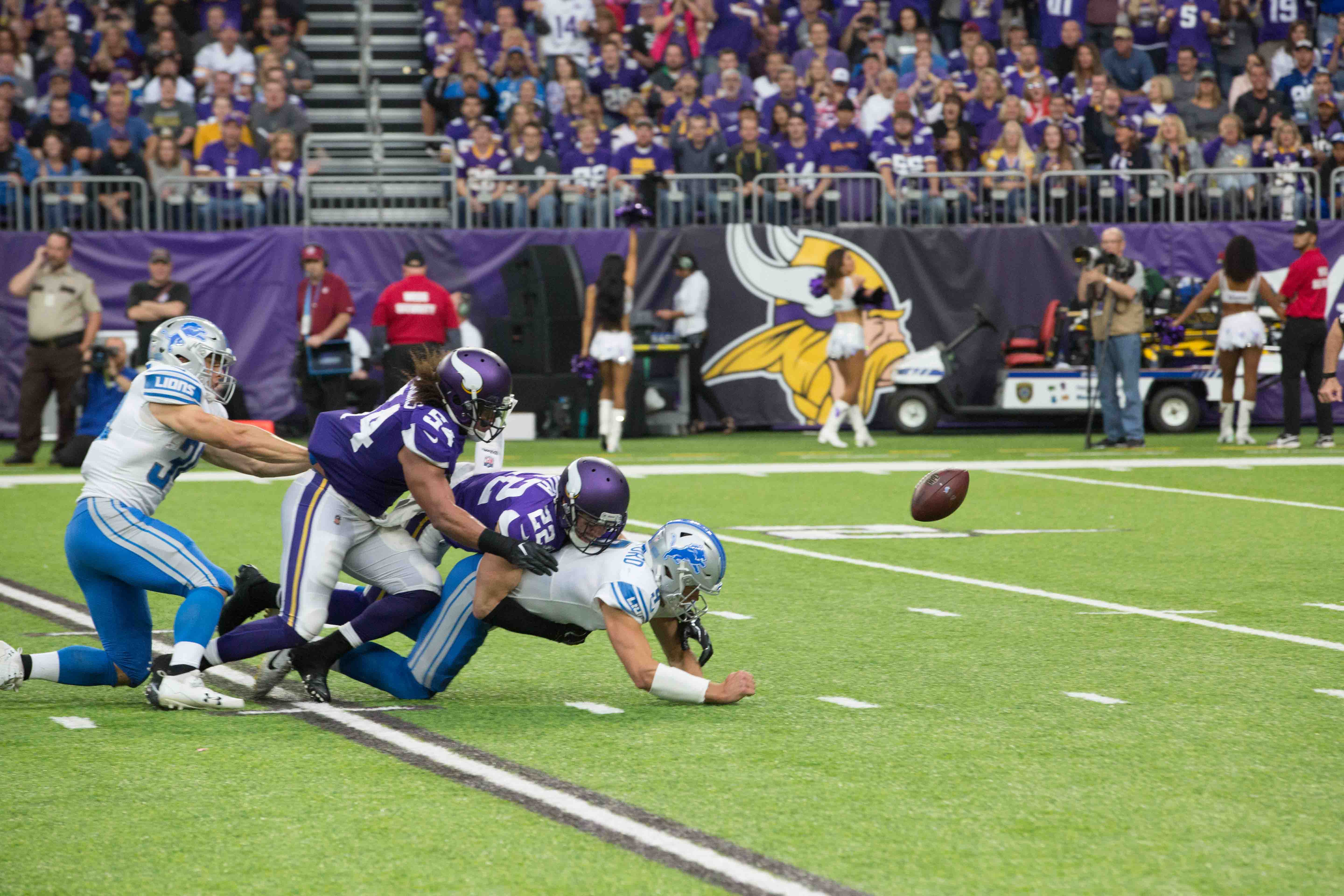 Defenses Have Dominated the Recent Vikings-Lions Rivalry - Zone Coverage