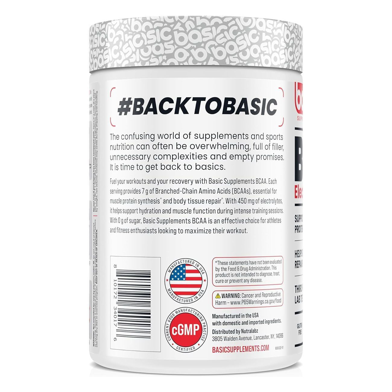 Basic, BCAA – Electrolyte Formula - Back To Basic