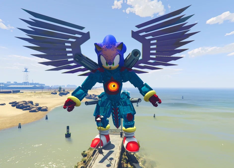 Mecha Sonic 4 Zonzo Mods