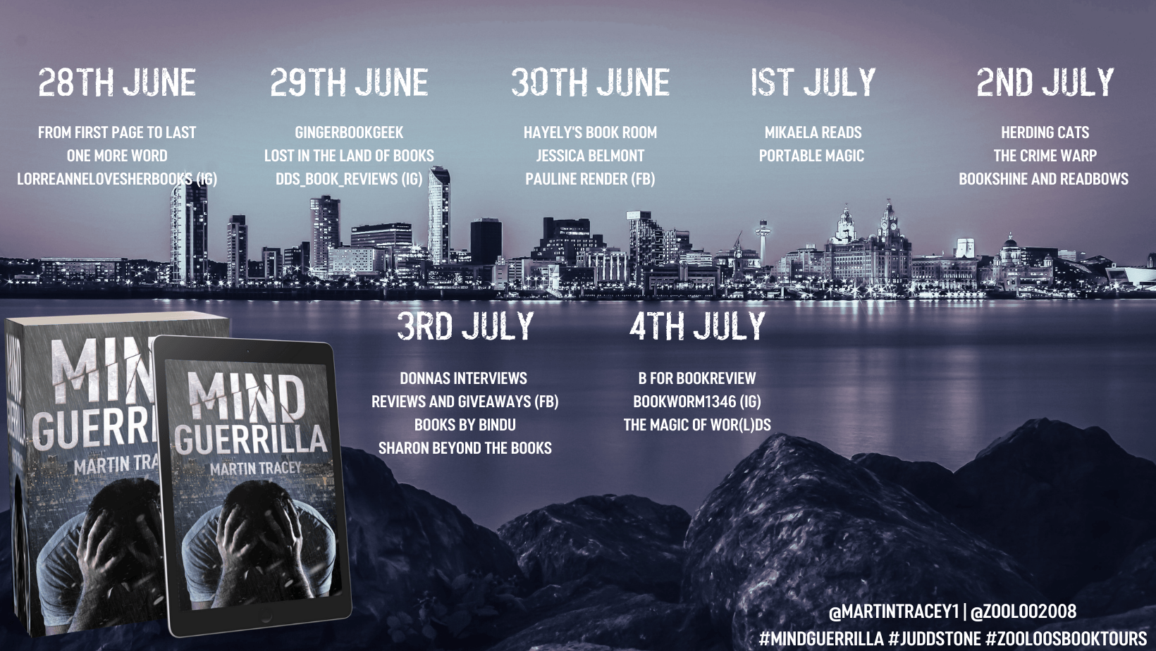 #AndThatsAWrap – #MindGuerrilla @MartinTracey1 #Blogtour  #ZooloosBookTours #JuddStone
