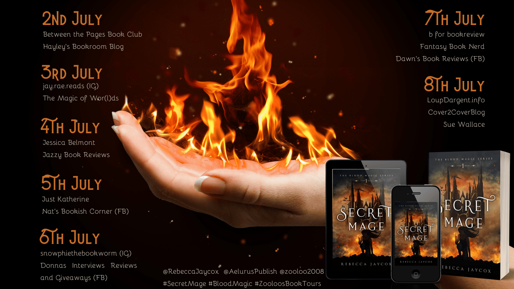 #AndThatsAWrap – #SecretMage @RebeccaJaycox @AelurusPublish #Blogtour  #ZooloosBookTours