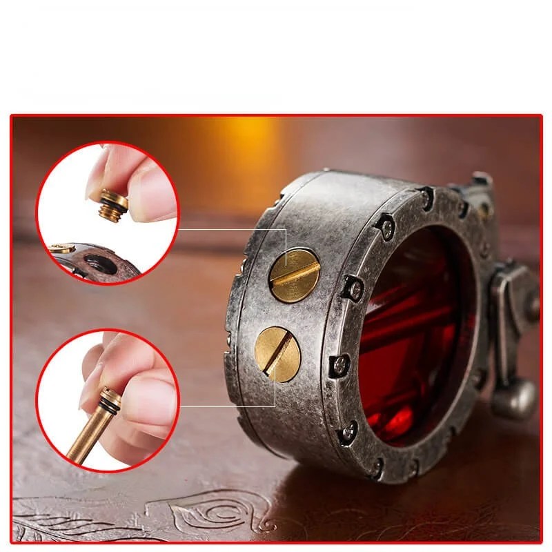 Zorro Transparent Oil Tank Lighter