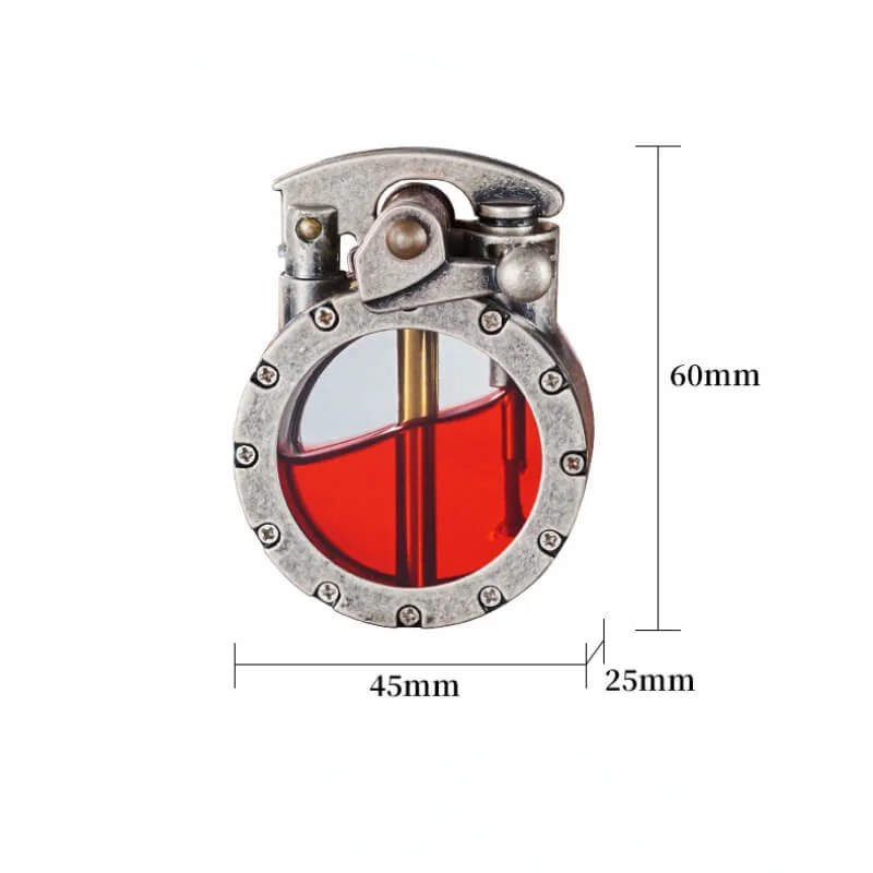 Zorro Transparent Oil Tank Lighter