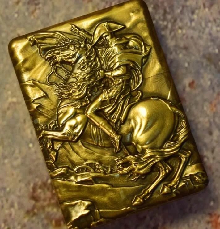 Zorro Napoleon Carved Lighter