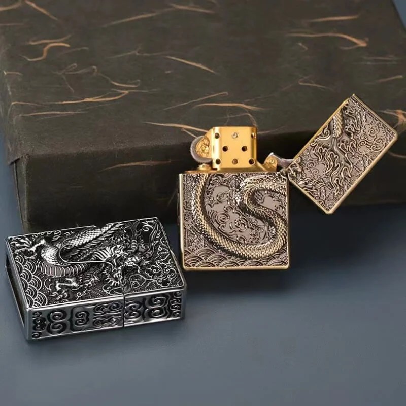 Zorro Snake Dragon Kerosene Lighter