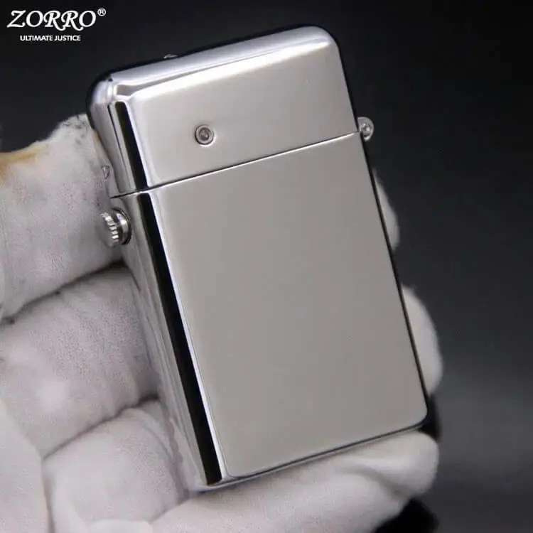ZORRO Retro Innovative Automatic Ejection Grinding Wheel Kerosene Lighter ZORRO Retro Innovative Automatic Ejection Grinding Wheel Kerosene Lighter