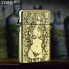 ZORRO Retro Innovative Automatic Ejection Grinding Wheel Kerosene Lighter