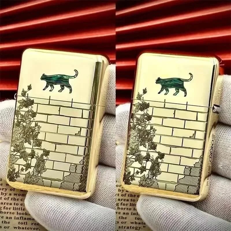 ZORRO Brass Double sided Hand carved Windproof Kerosene Lighter Personalized Retro Collection Wheel ignition Lighters Smoking ZORRO Brass Double sided Hand carved Windproof Kerosene Lighter Personalized Retro Collection Wheel ignition Lighters Smoking