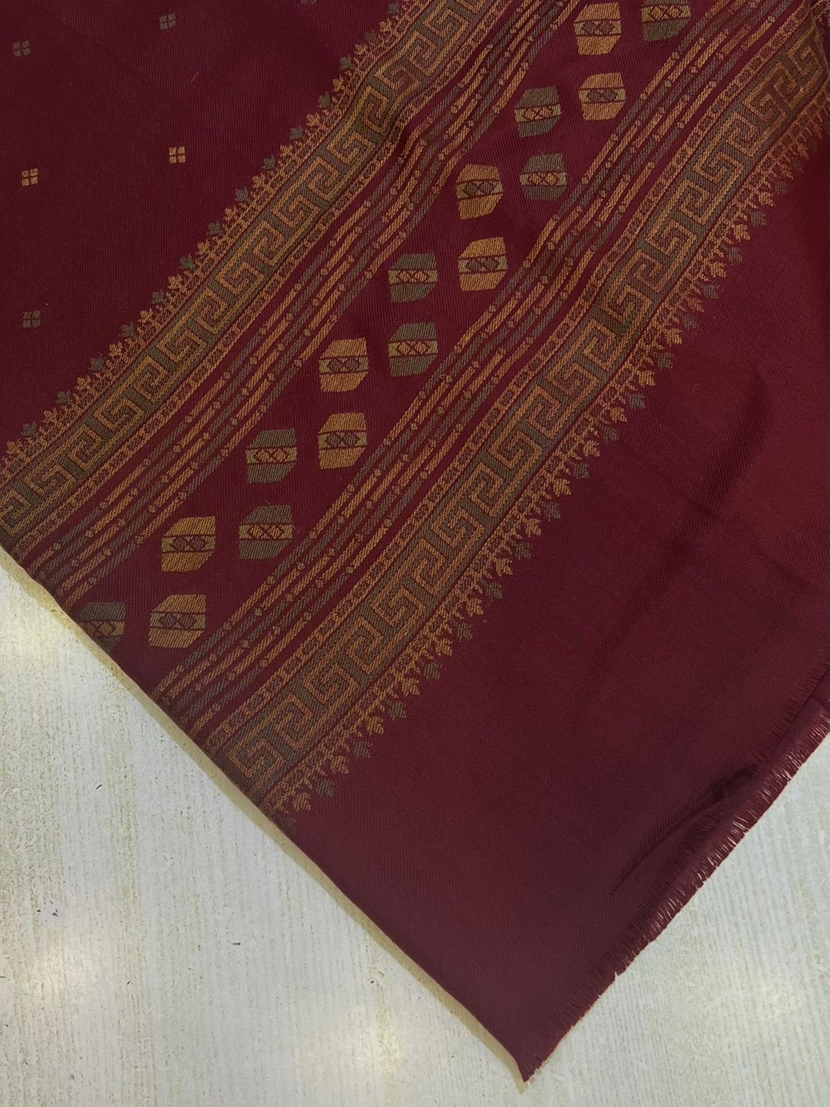 pashmina shawl d3 meroon