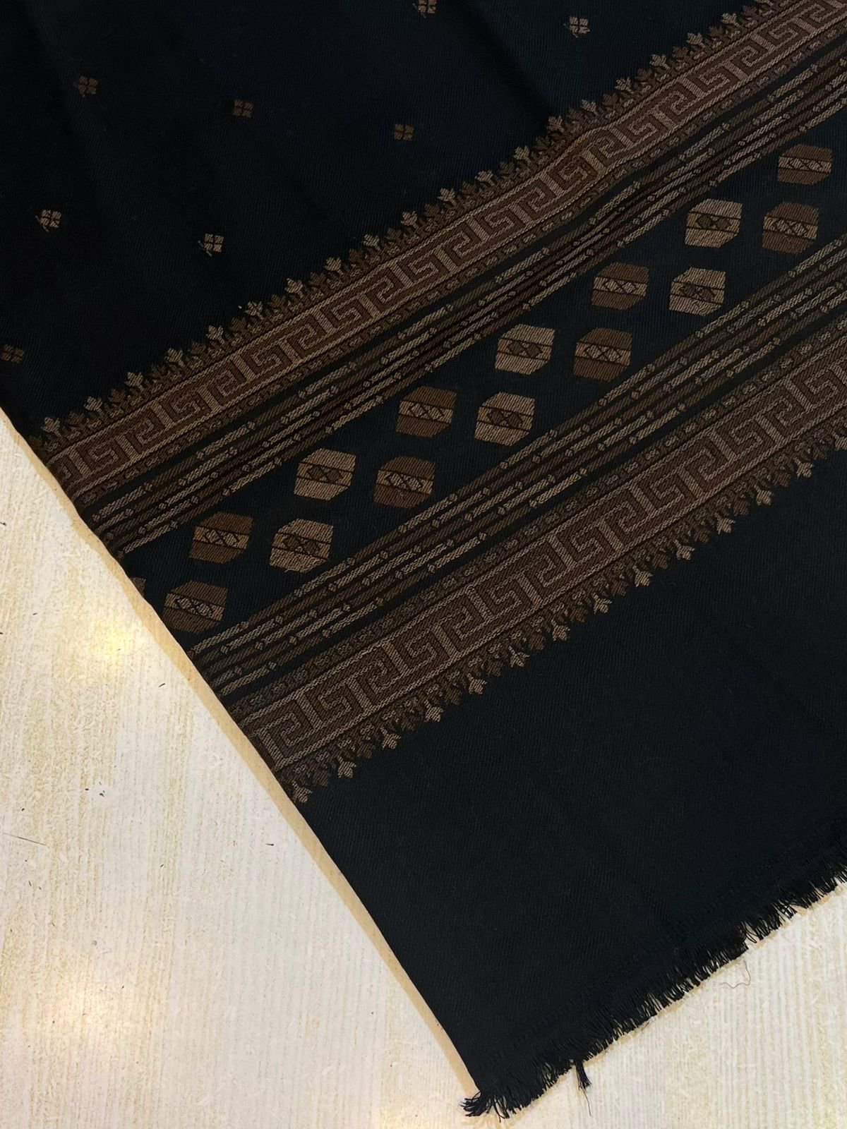 pashmina shawl d3 black3