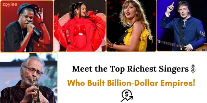 Top 40 richest singers in the world as of 2024 and their net worth ...