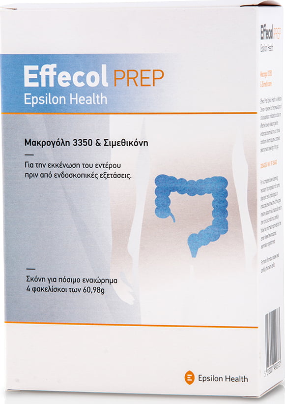 [1] Καθαρτικό σε Φακελάκια Epsilon Health Effecol Prep 4 φάκελοι των 13,3g