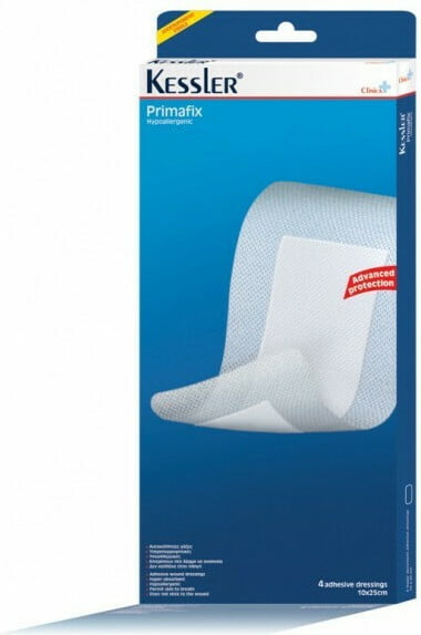 Kessler Primafix Hypoallergenic Αποστειρωμένα Αυτοκόλλητα Επιθέματα 10x25cm 4 Τεμάχια