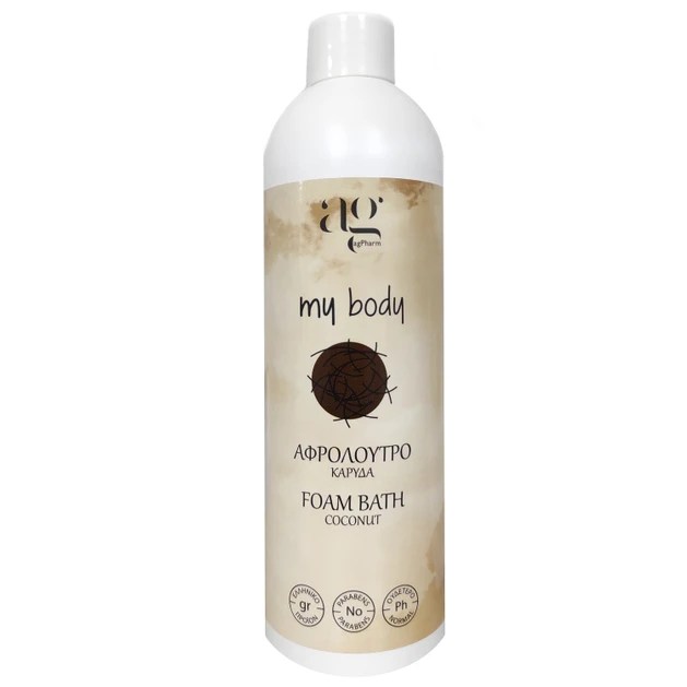 [1] Ag Pharm Coconut Foam Bath Κρεμώδες Αφρόλουτρο Με Άρωμα Καρύδας 300ml