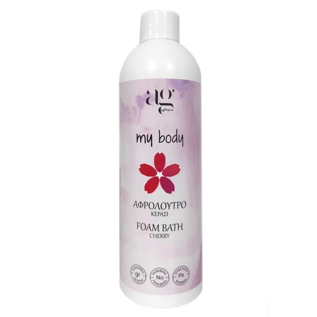 Ag Pharm Foam Cherry Bath Ενυδατικό Αφρόλουτρο 300ml