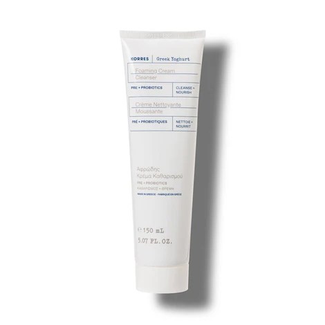 ΚΟΡΡΕΣ Korres Greek Yoghurt Foaming Cream Cleanser Αφρώδης Κρέμα Καθαρισμού με Ελληνικό Γιαούρτι και Πρεβιοτικά 20ml