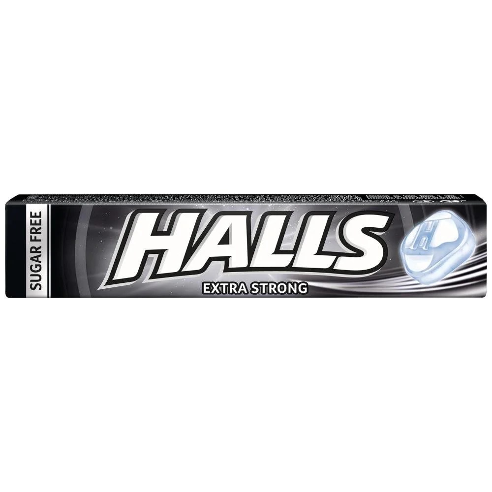 [2] Halls Καραμέλες Extra Strong Halls (32g)