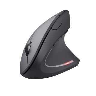 Rechargeable 2.4ghz and Bluetooth dual connectivity Wireless Vertical Ergonomic Optical Mouse with 6 Buttons for Right Hand users