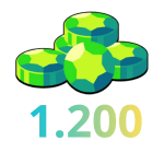 1200 Gemas