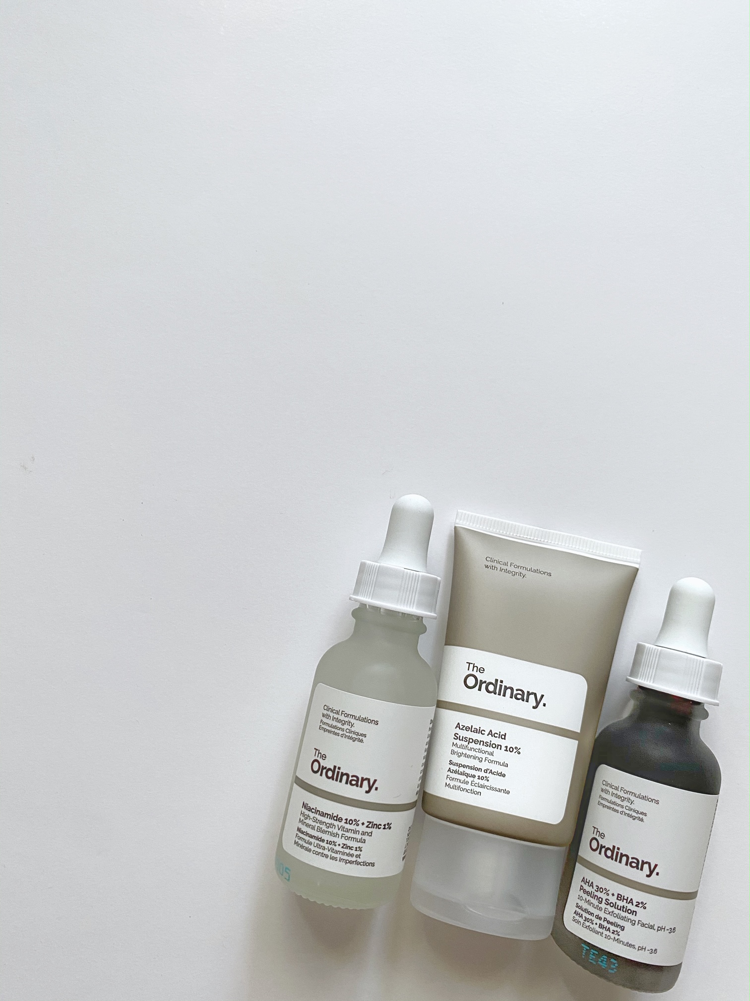 Kit The Ordinary Anti-imperfections & Taches - Neuf, Péremption 2025