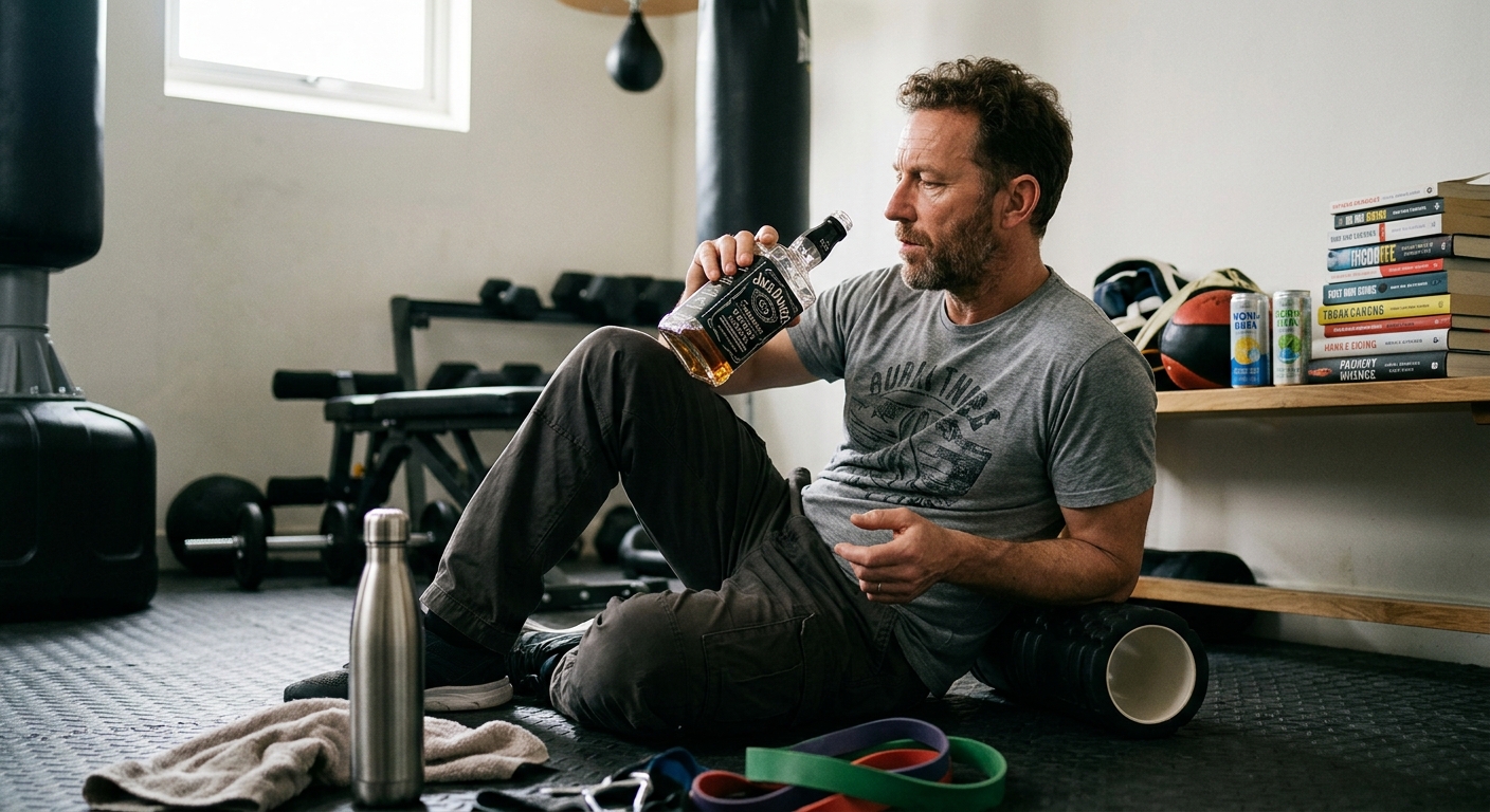 How to condition yourself to drink a bottle of Jack Daniels?