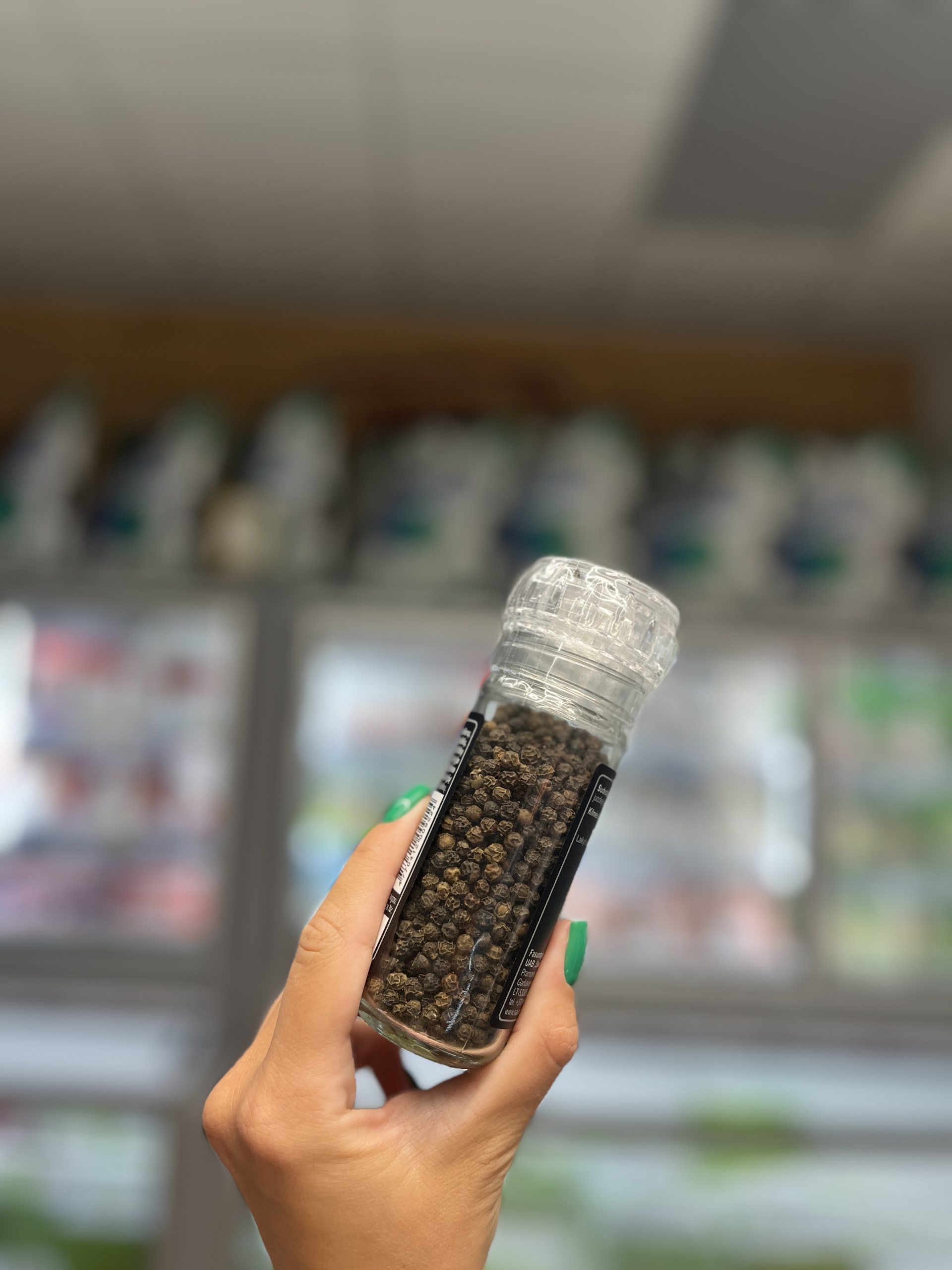 Juodieji pipirai, malūnėlis, 50 g
