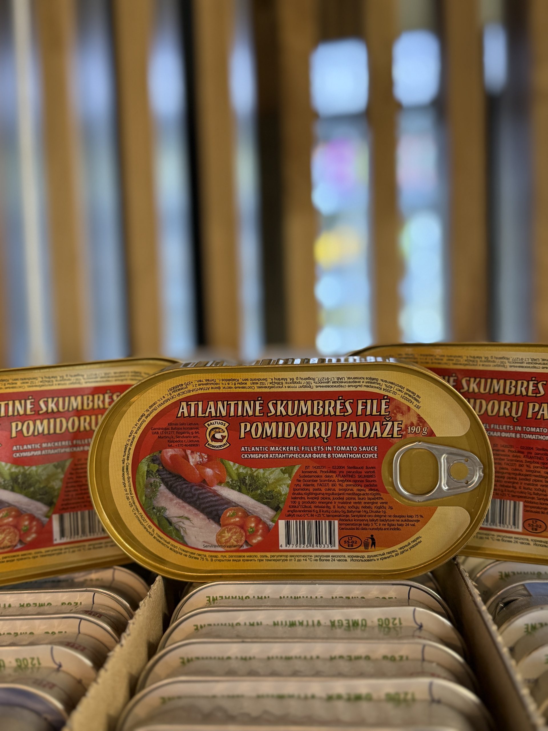 skumbrės filė pomidorų padaže