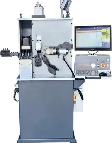 ZW-BH15 ZW-BH25 6 axis CNC wave spring forming machine, dedicated flat wave ring production equipment with Windows control system