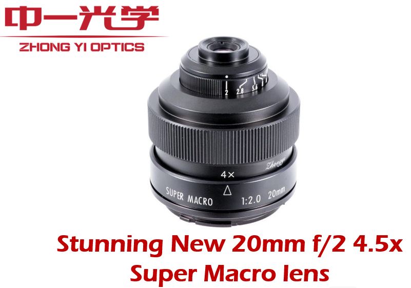 Zhongyi Mitakon 20mm f/2 4.5x Super Macro lens | Mitakon - ZY Optics