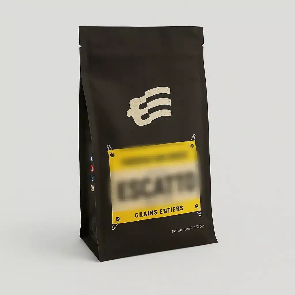 flat bottom coffee packaging pouch