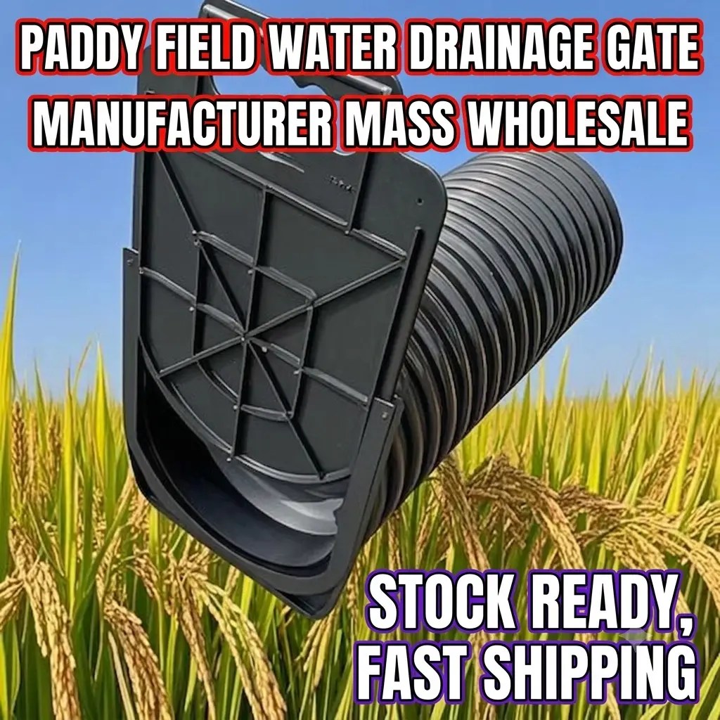 Model 400 plastic paddy field sluice gate valve with measurement ruler